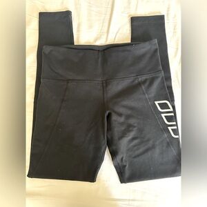 Lorna Jane Black Ankle-Length Workout Leggings